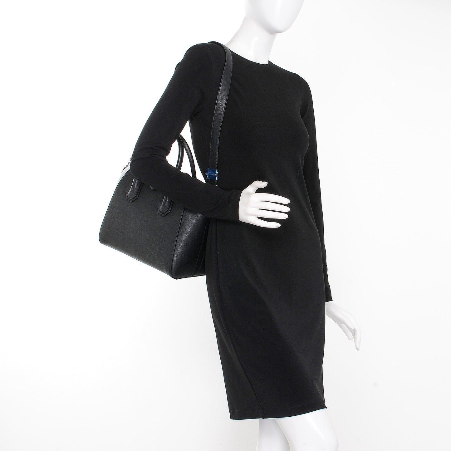 Sugar Goatskin Small Antigona Black