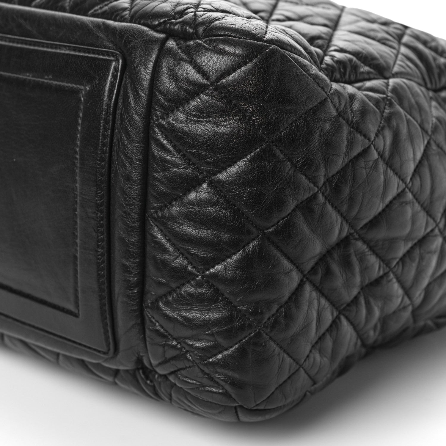 Chanel Lambskin Coco Cocoon Bowler Black 7 of 8