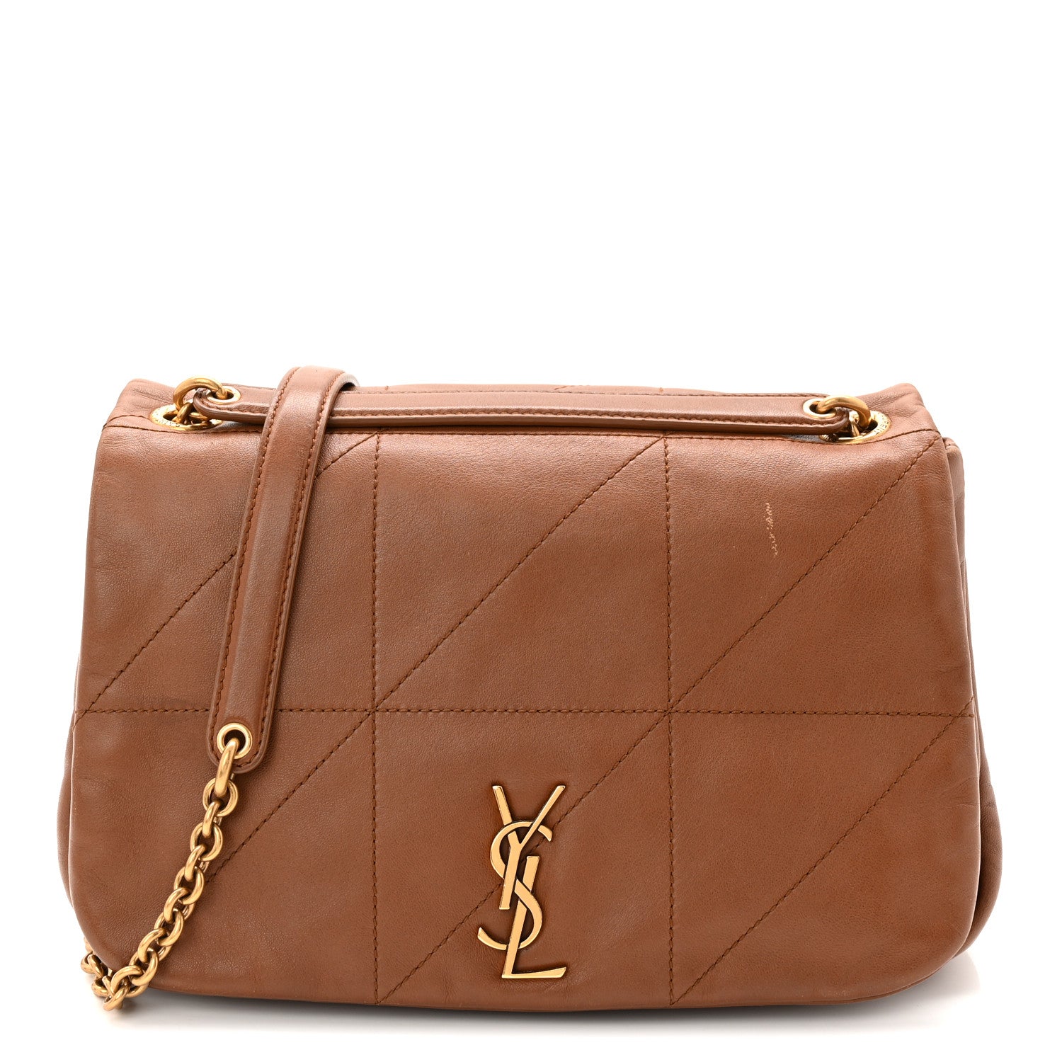 Saint Laurent Lambskin Matelasse Monogram Small Jamie 4.3 Light Fox 1 of 11