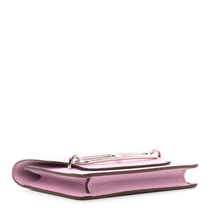 Hermes Chevre Mysore Roulis Slim Wallet Mauve Sylvestre 4 of 7