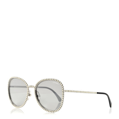 Chanel Beaded Sunglasses 71337 Silver 1 of 9