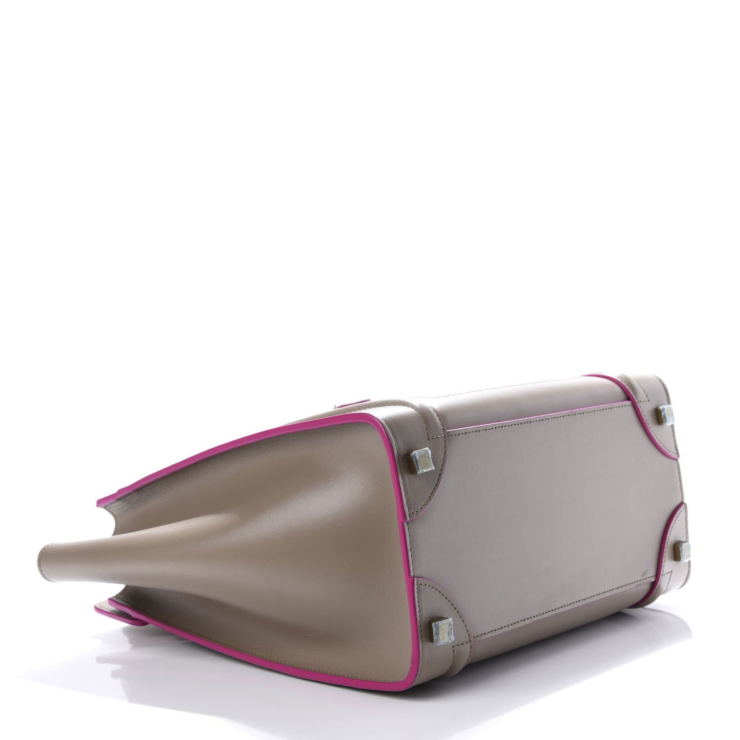 Celine Palmelato Calfskin Micro Luggage Beige 4 of 11