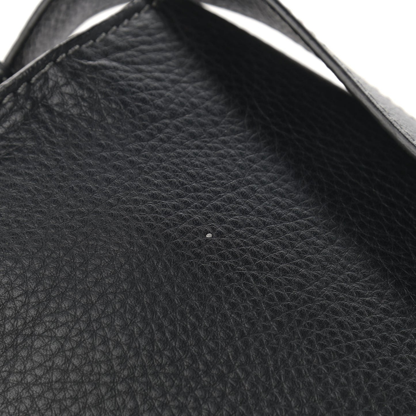 Calfskin Medium Marcie Round Crossbody Bag Black