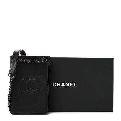 Chanel Calfskin CC Phone Holder Crossbody Black 11 of 11