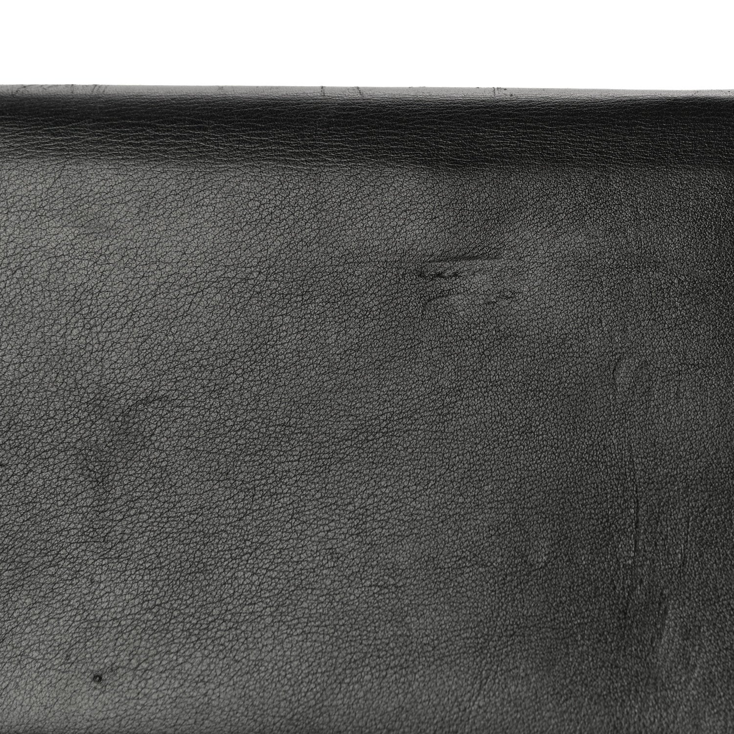 Saint Laurent Calfskin Heart Studded Monogram Chain Wallet Black 15 of 17