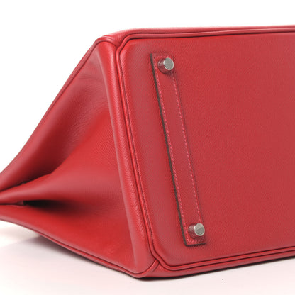 Hermes Epsom Birkin 35 Rouge Casaque 7 of 8