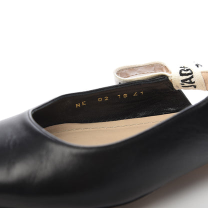 Christian Dior Lambskin Ribbon J'Adior Slingback Ballet Flats 41 Black 8 of 10