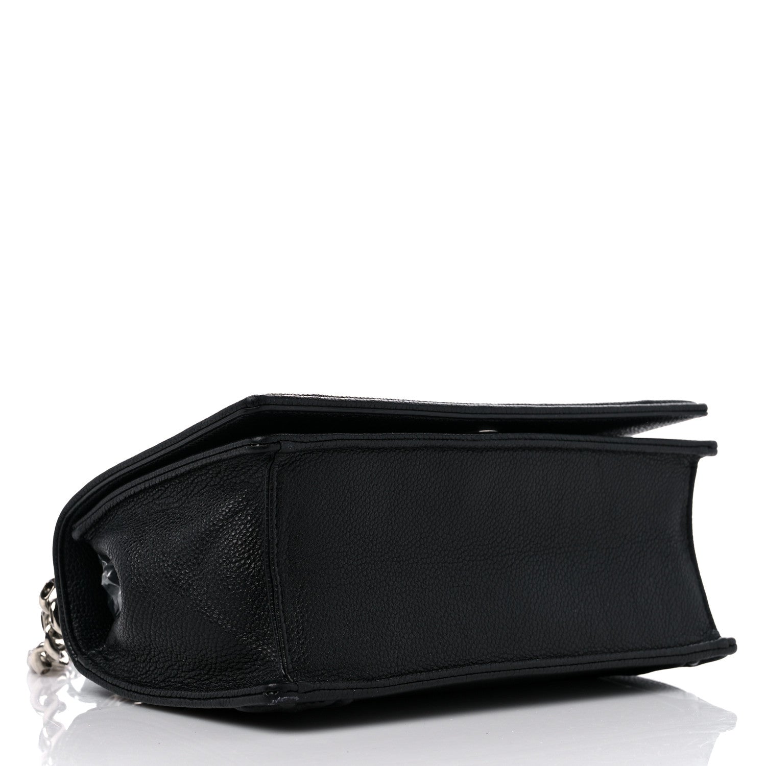 Christian Dior Grained Calfskin Small Diorama Flap Bag Black 4 of 12