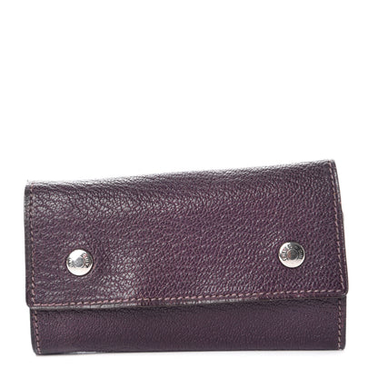 Hermes Chevre Mysore Multicles 6 Key Holder Raisin 1 of 8