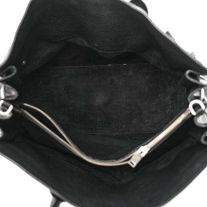 Saint Laurent Grained Calfskin Medium Souple Sac De Jour Black 5 of 20