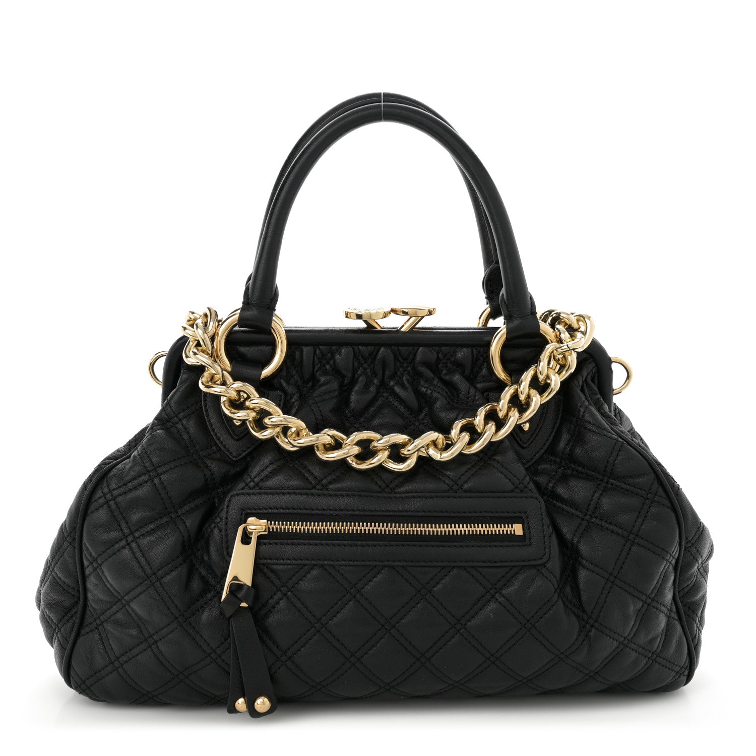 Marc Jacobs Calfskin Quilted Stam Black 1 of 13