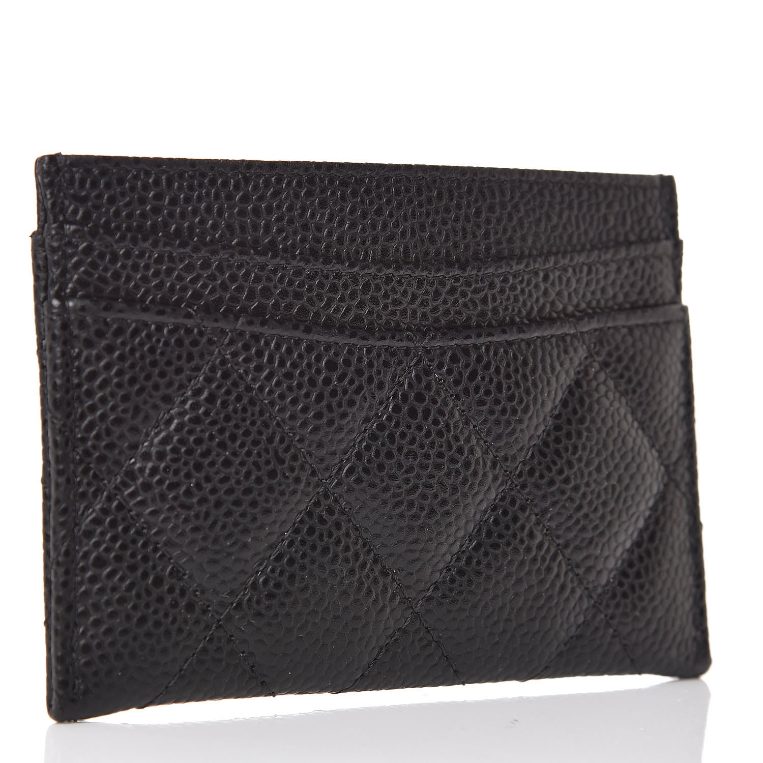 Chanel Caviar Quilted Card Holder Black 3 of 9