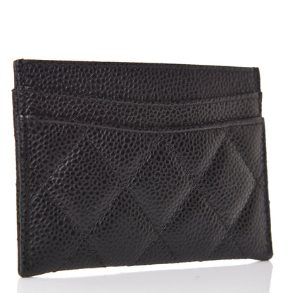 Chanel Caviar Quilted Card Holder Black 3 of 9