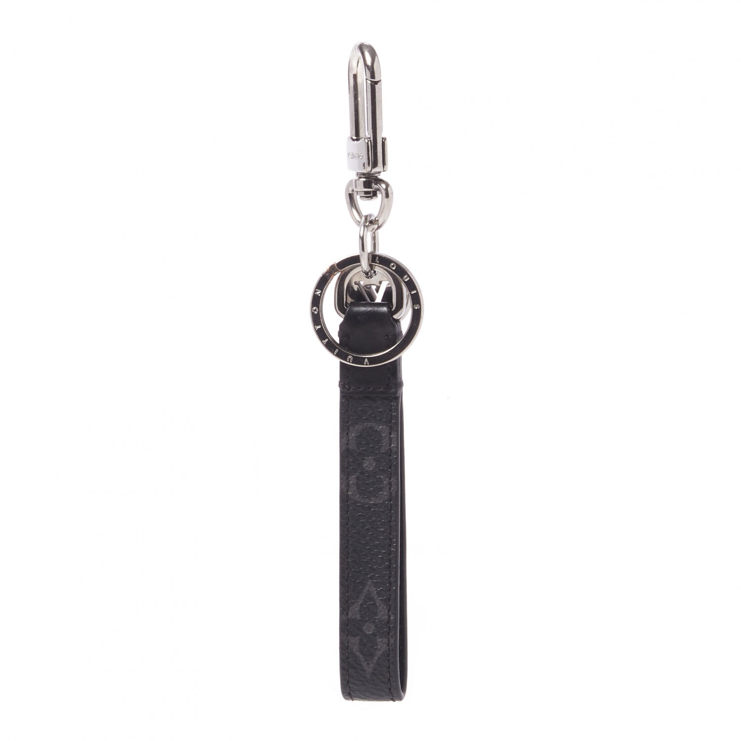 Louis Vuitton Monogram Eclipse Dragonne Bag Charm Key Holder 2 of 3