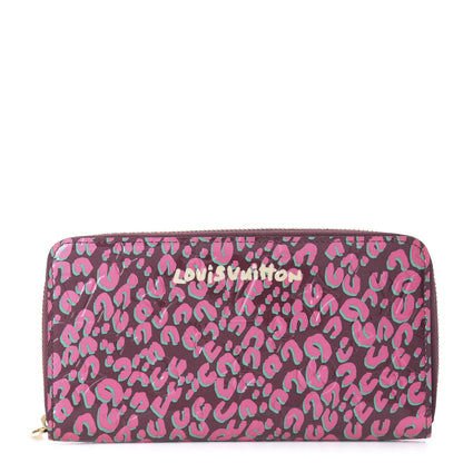 Louis Vuitton Vernis Leopard Zippy Wallet Rouge Fauviste 1 of 9
