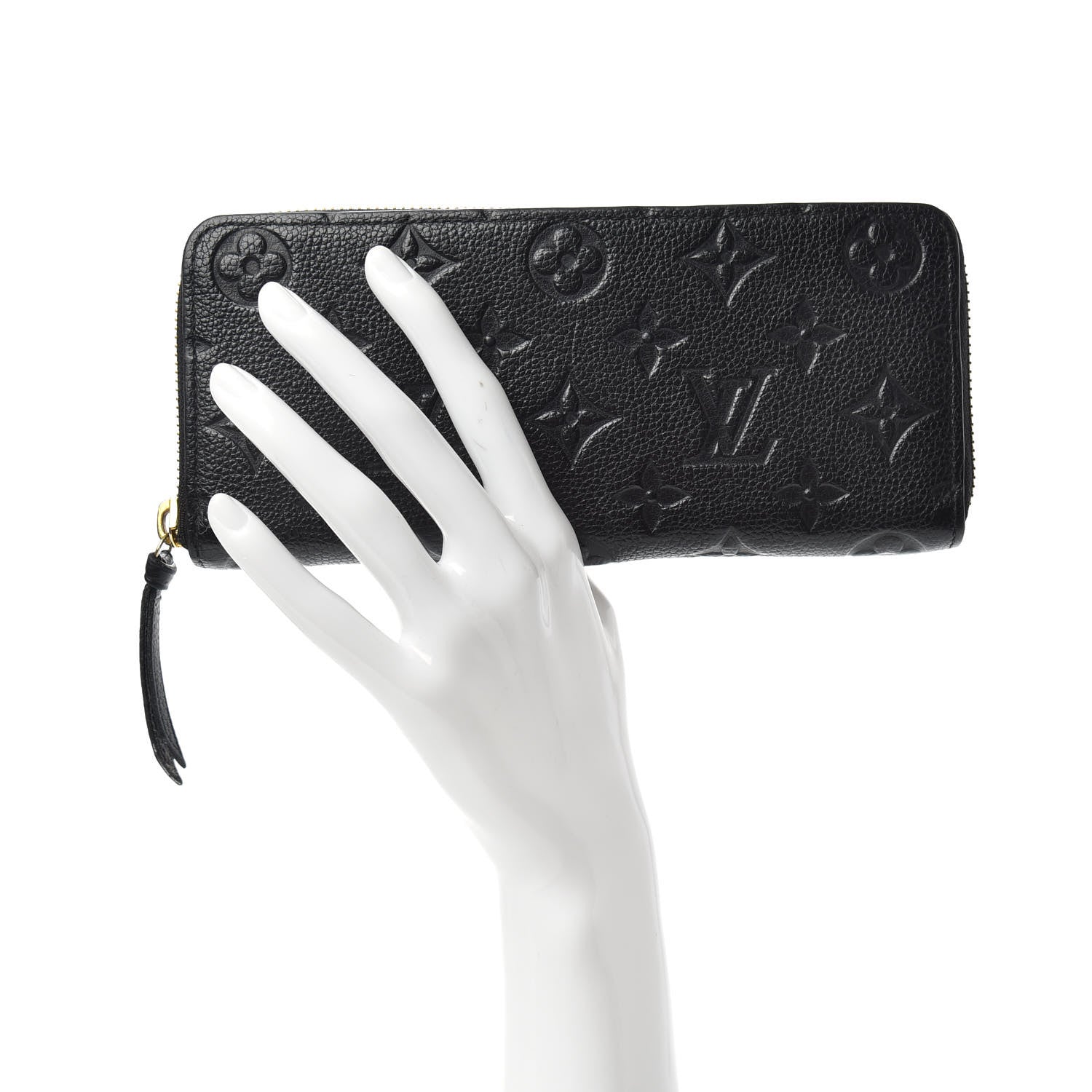 Louis Vuitton Empreinte Clemence Wallet Black 2 of 6
