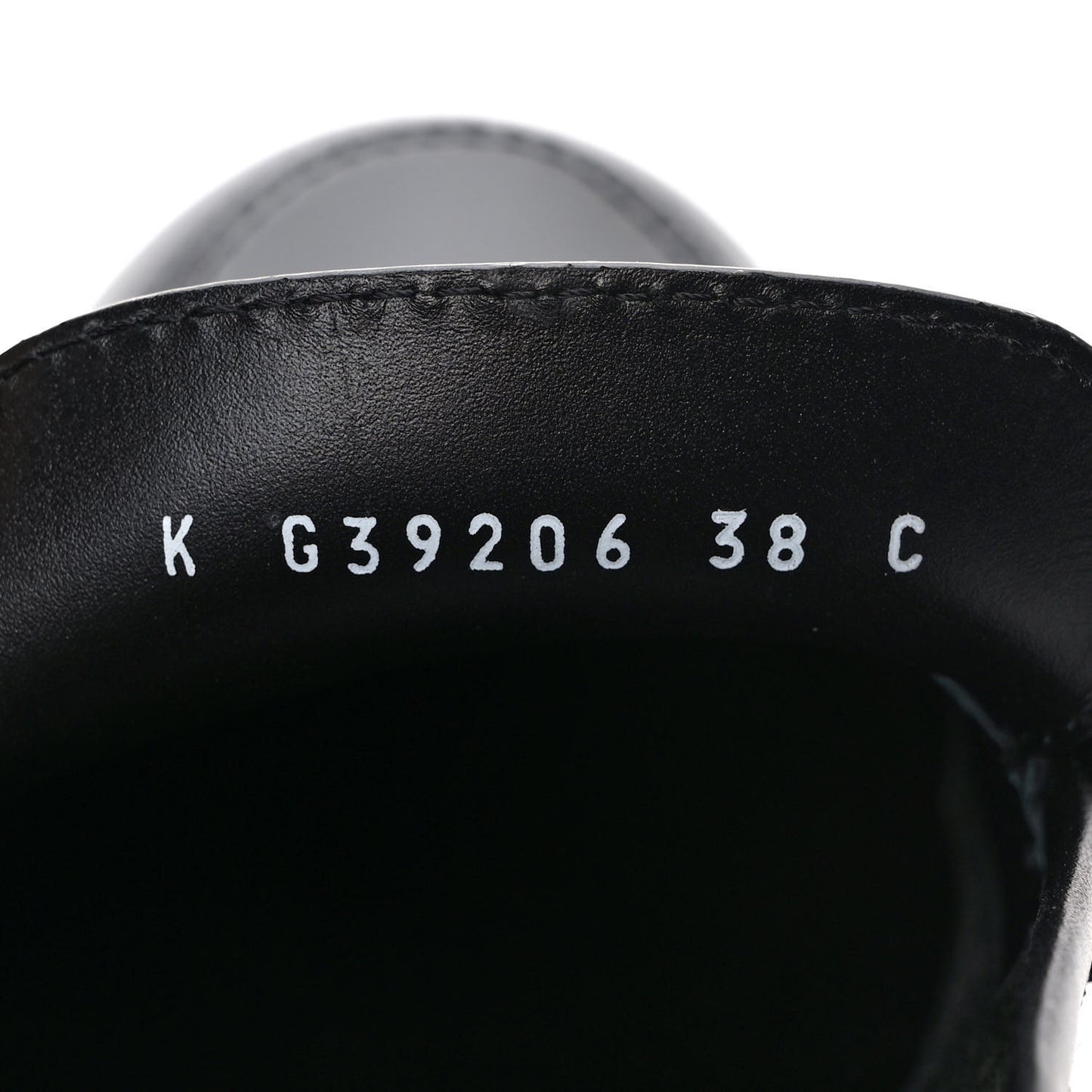 Calfskin CC Platform Loafers 38 Black