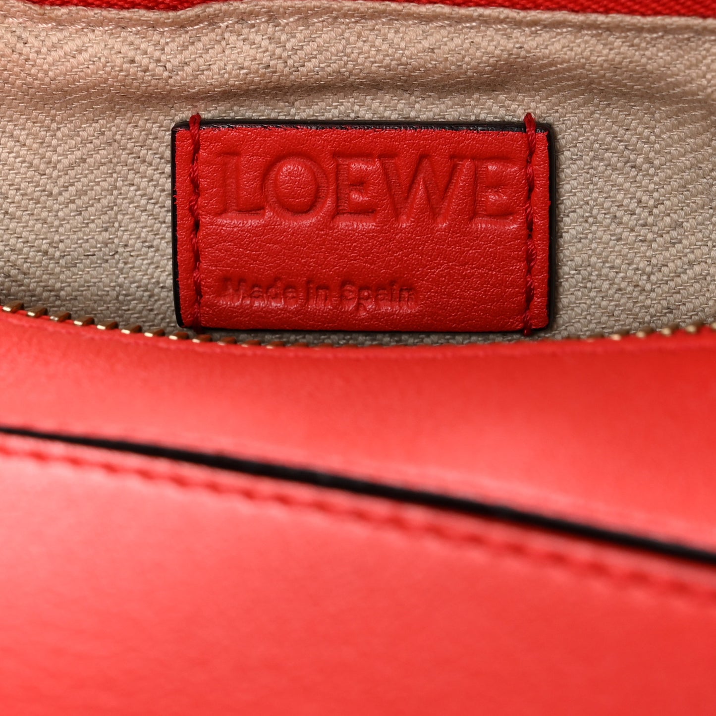 Calfskin Small Puzzle Bag Scarlet