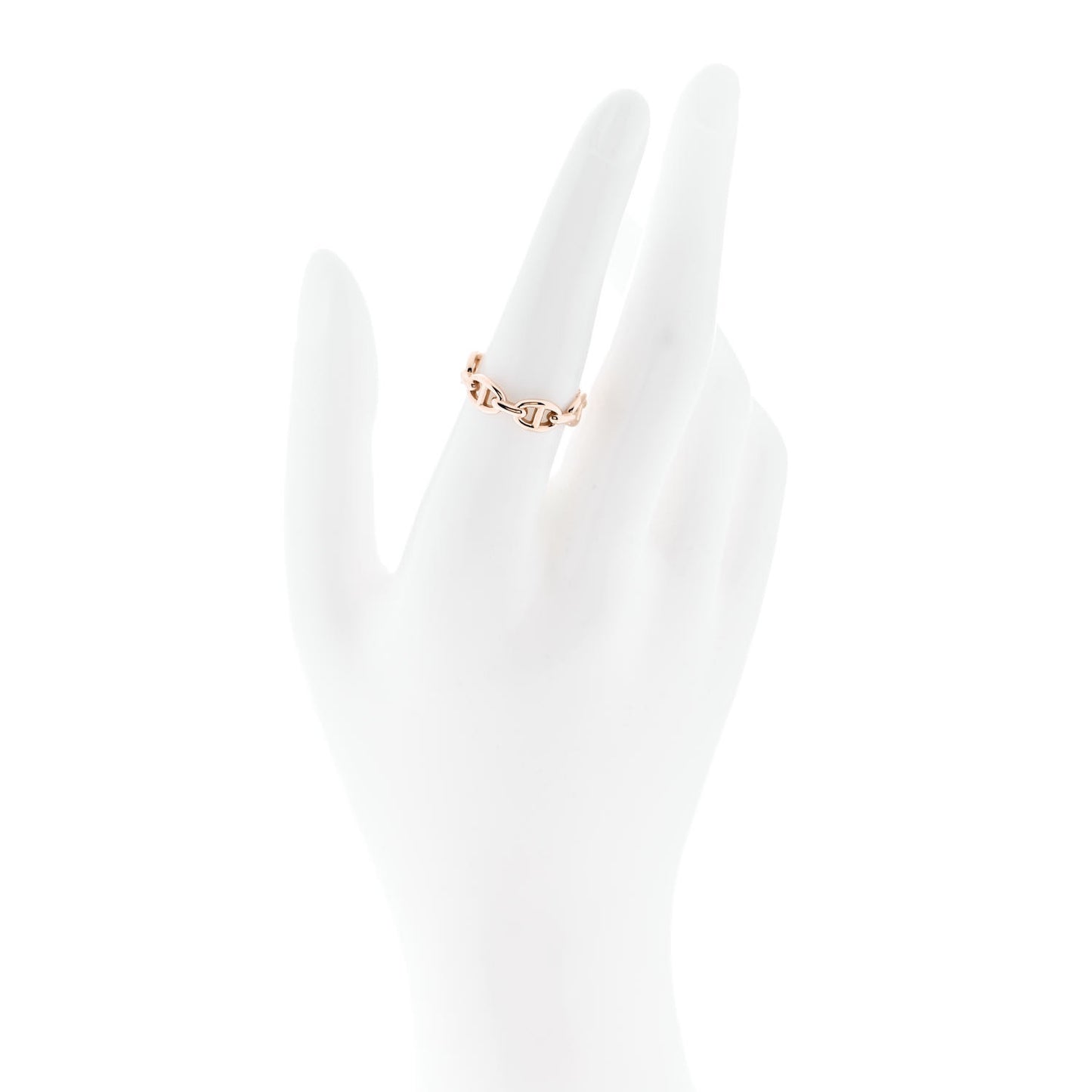 18K Rose Gold PM Chaine d'Ancre Enchainee Ring 54 7