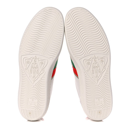 Gucci Calfskin Web Interlocking G Mens Ace Sneakers 11 White 5 of 11