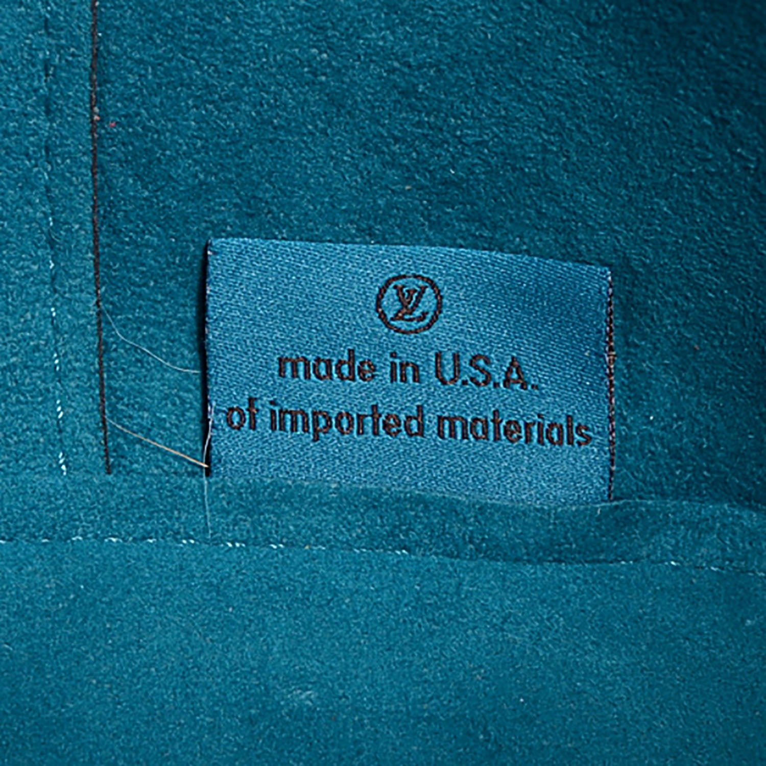 Louis Vuitton Epi Neverfull MM Cyan 8 of 10