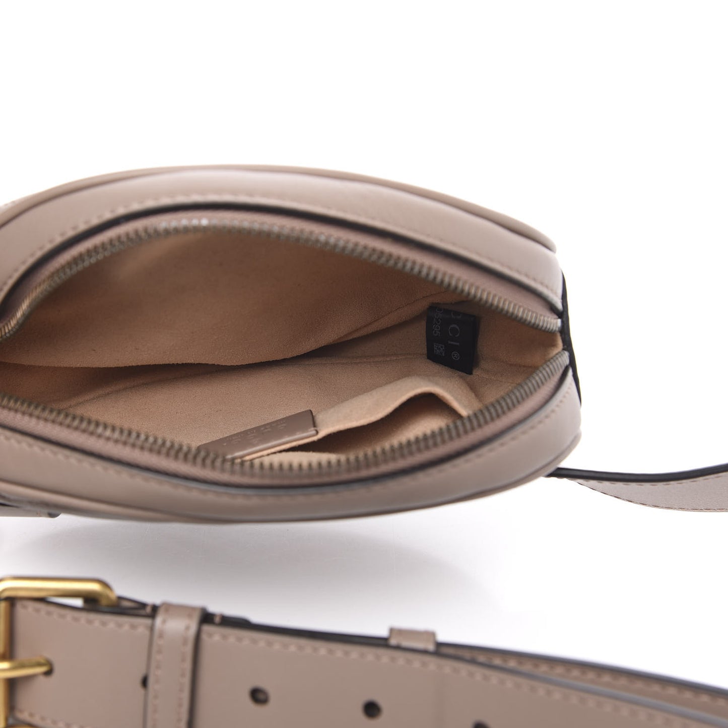 Calfskin Matelasse GG Marmont Belt Bag 85 34 Porcelain Rose