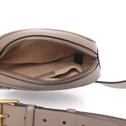 Gucci Calfskin Matelasse GG Marmont Belt Bag 85 34 Porcelain Rose 5 of 11