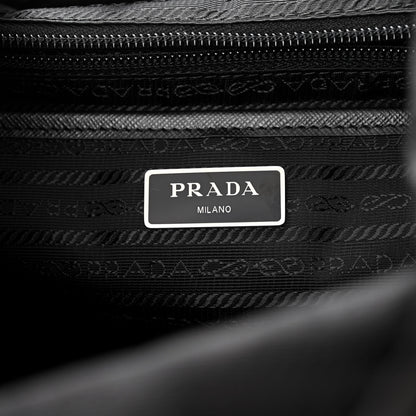 Prada Re-Nylon Saffiano Medium Backpack Black 6 of 9