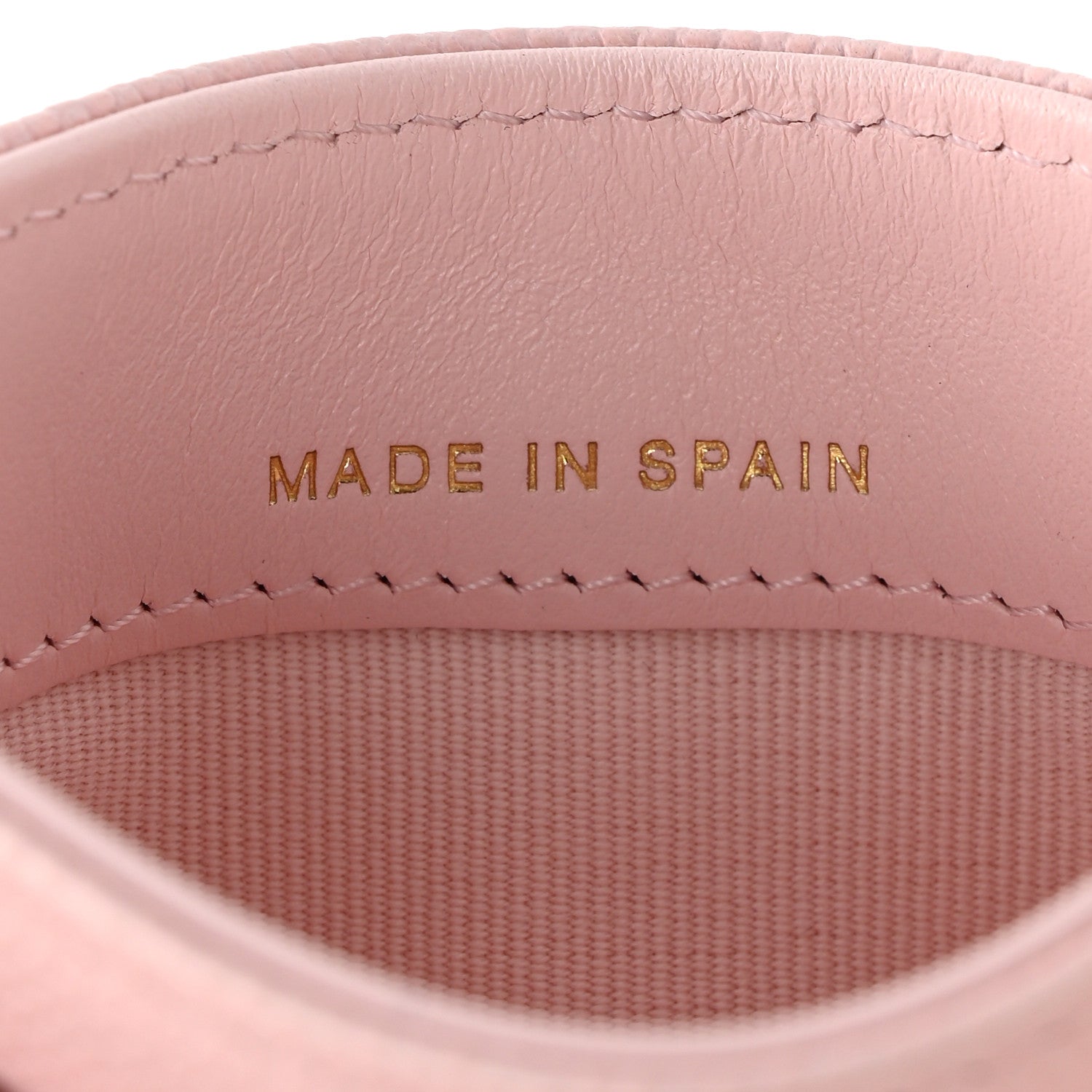 Chanel Caviar Quilted Crystal Card Holder Pink 7 of 9