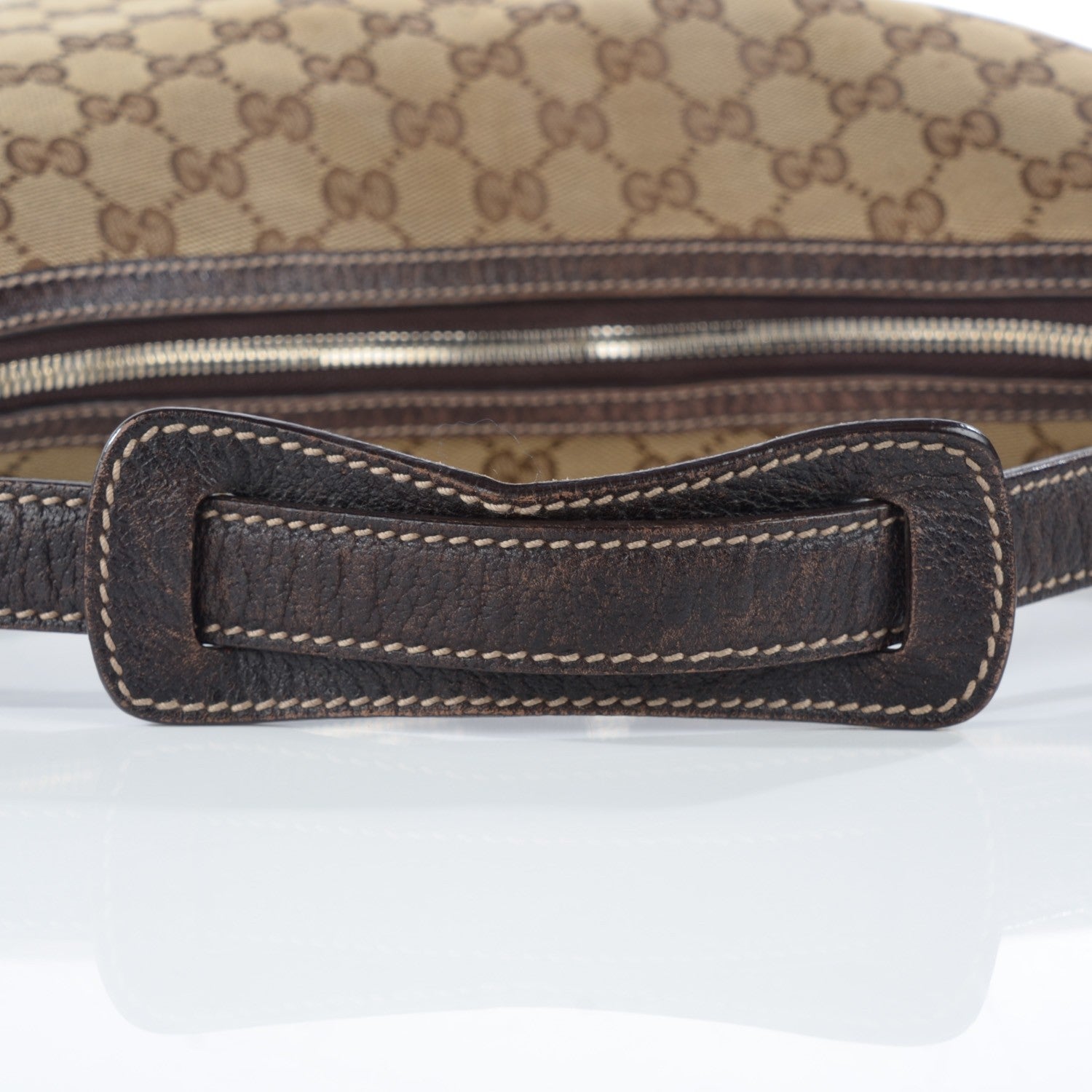 Gucci Monogram Large Princy Hobo Dark Brown 3 of 11