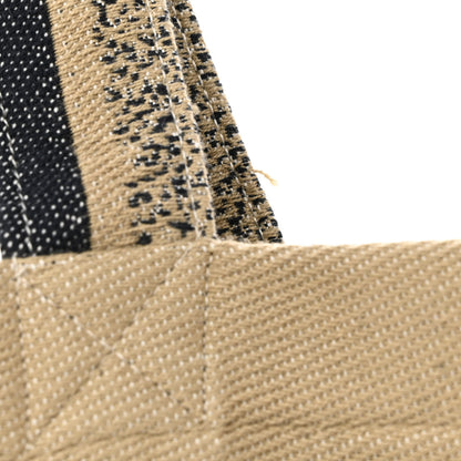 Christian Dior Canvas Print Cruise Tote Ivory Black 9 of 9