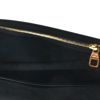 Louis Vuitton Calfskin Chain Louise GM NM Black 5 of 8