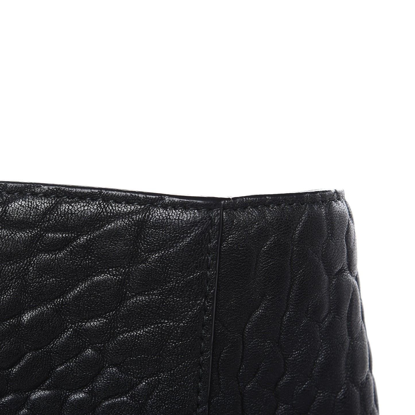 Canyon Grained Lambskin Large Lady Dior Black