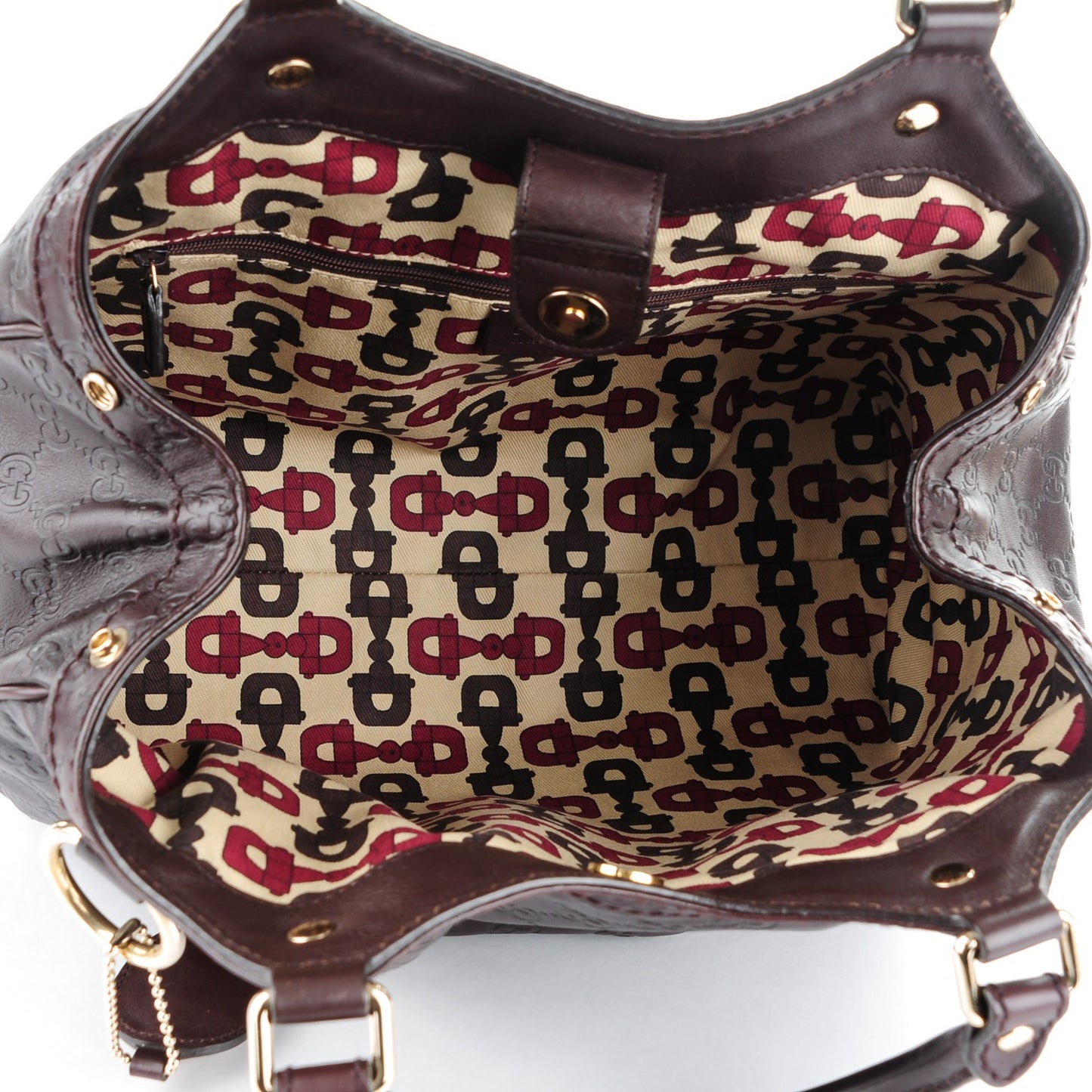 Guccissima Medium Sukey Tote Chocolate