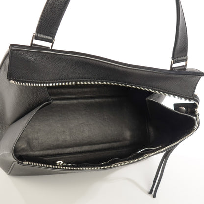Celine Calfskin Medium Edge Shoulder Bag Black 5 of 10
