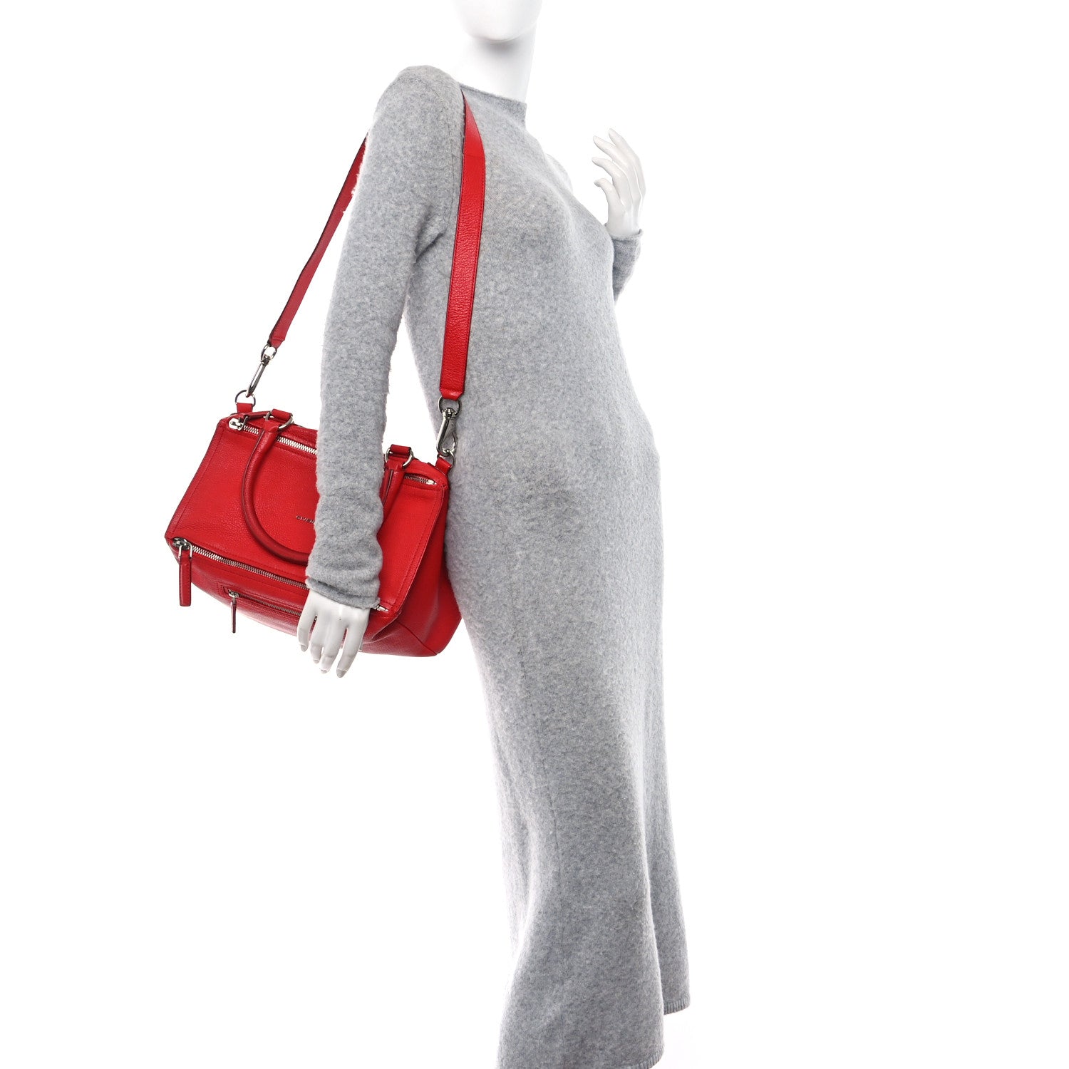 Givenchy Sugar Goatskin Medium Pandora Red 2 of 16