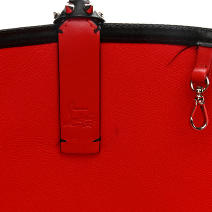 Christian Louboutin Calfskin In Love East West Cabata Tote Black Multicolor 7 of 17