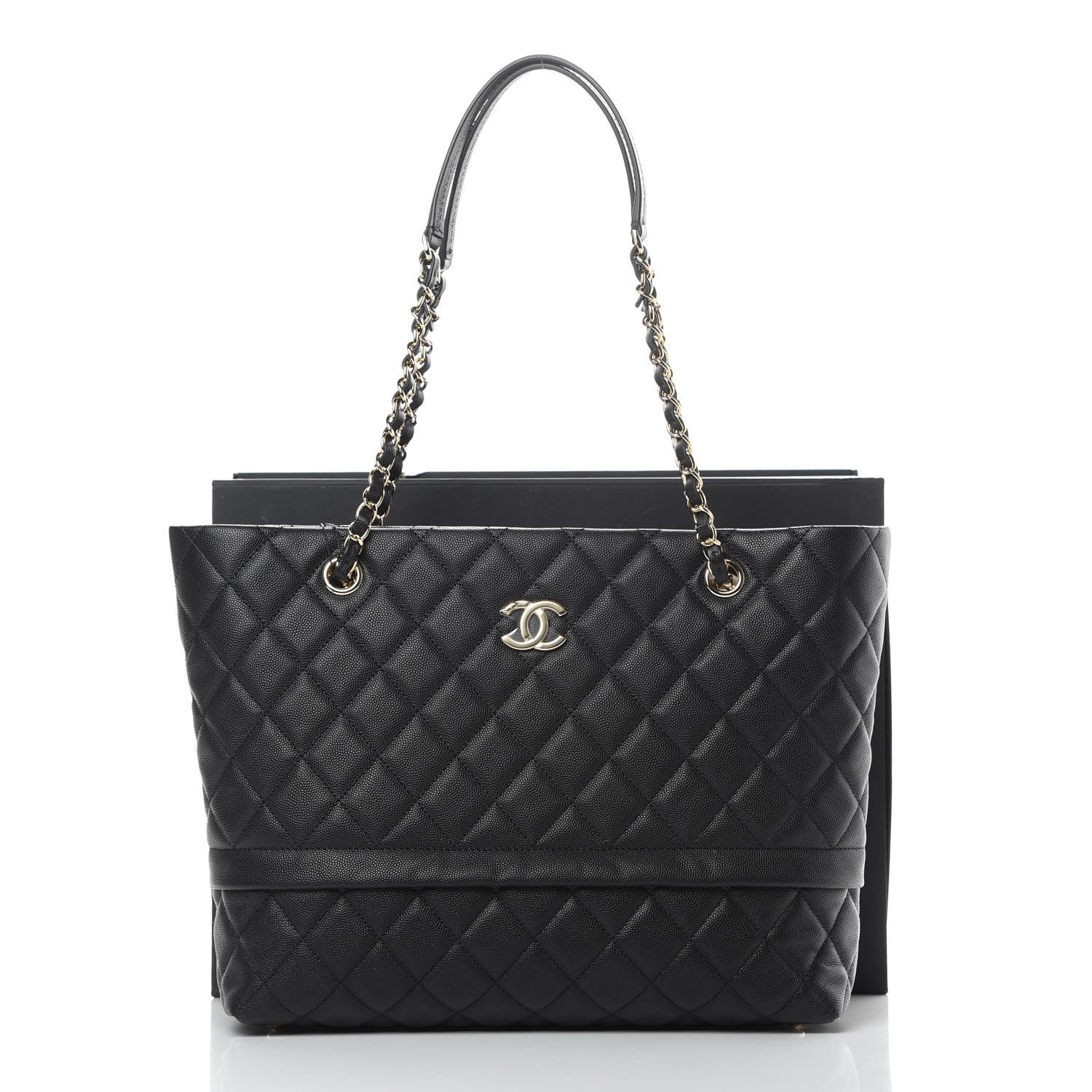 Chanel Caviar Quilted Rolled Up Tote Black 11 of 11
