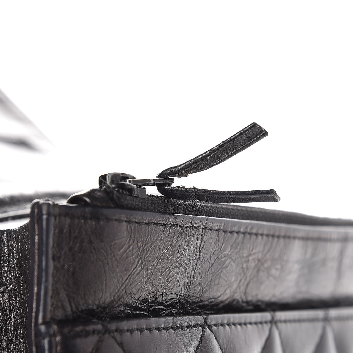 Chanel Aged Calfskin Reissue Wallet On Chain WOC Black 11 of 12
