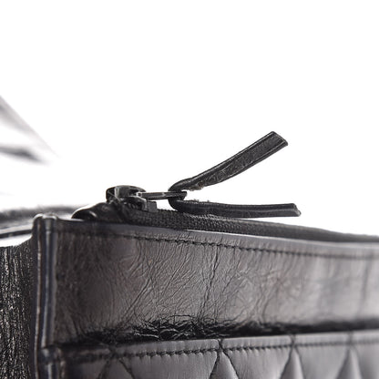Chanel Aged Calfskin Reissue Wallet On Chain WOC Black 11 of 12