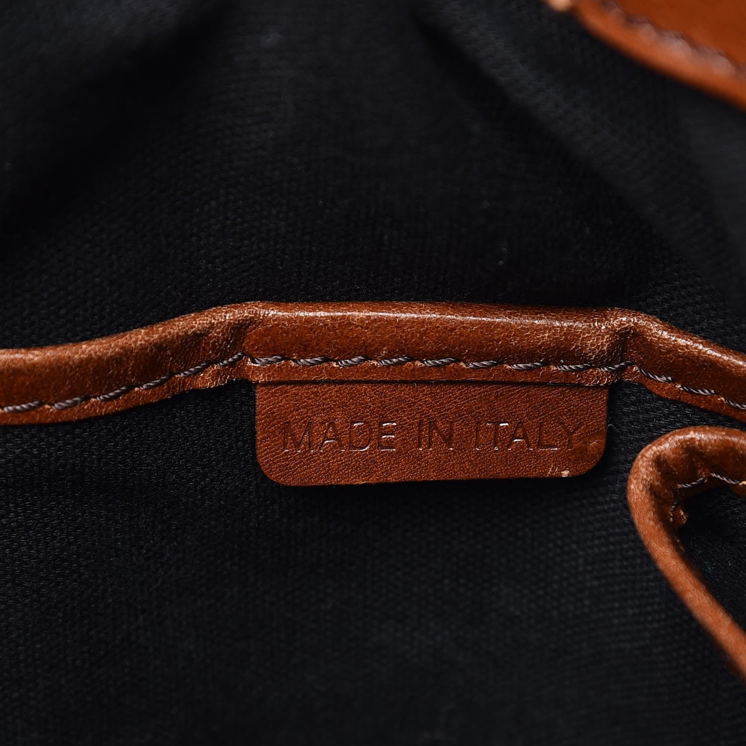 Burberry House Check Bridle Calfskin Medium Whipstitch Tote Dark Tan 7 of 10