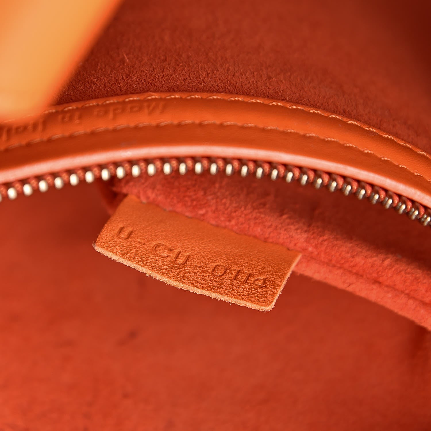 Celine Supple Calfskin Medium Phantom Luggage Orange 8 of 24