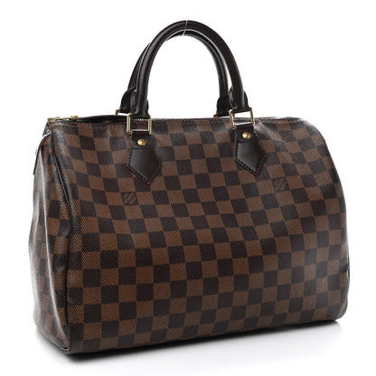 Louis Vuitton Damier Ebene Speedy 30 3 of 15