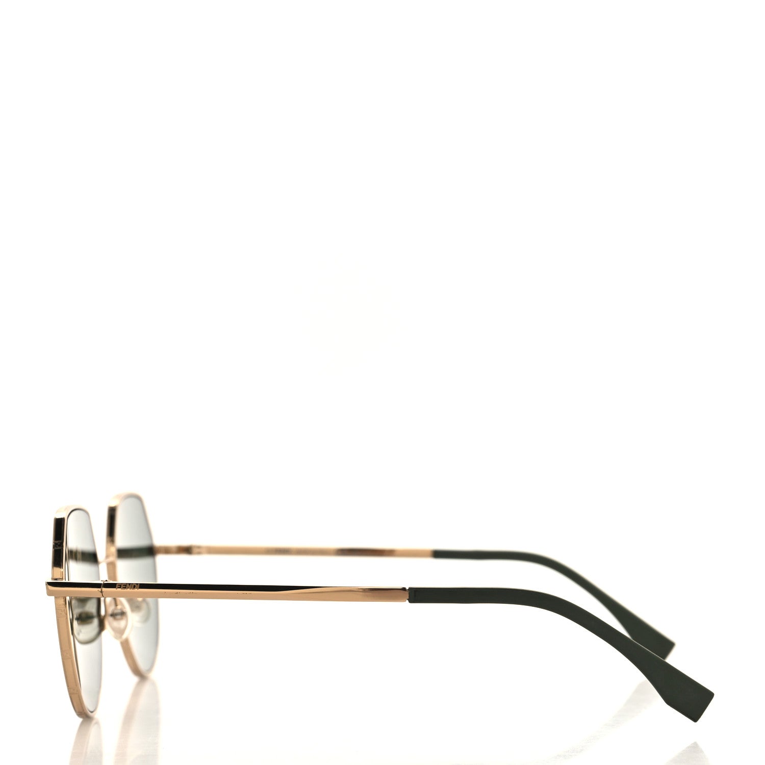 Fendi Metal Sunglasses FF M0029/S Gold Green 3 of 7