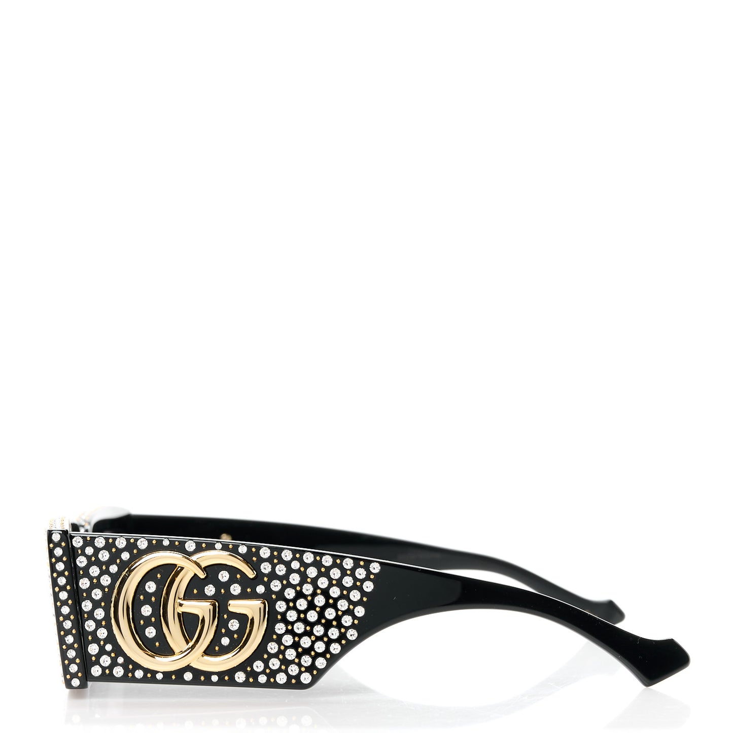 Acetate Crystal Studded Sunglasses GG1425S Black