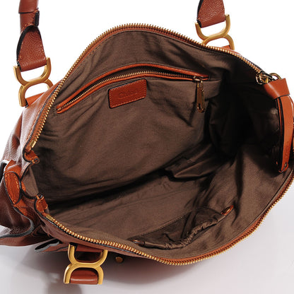 Chloe Calfskin Large Marcie Satchel Tan 5 of 9