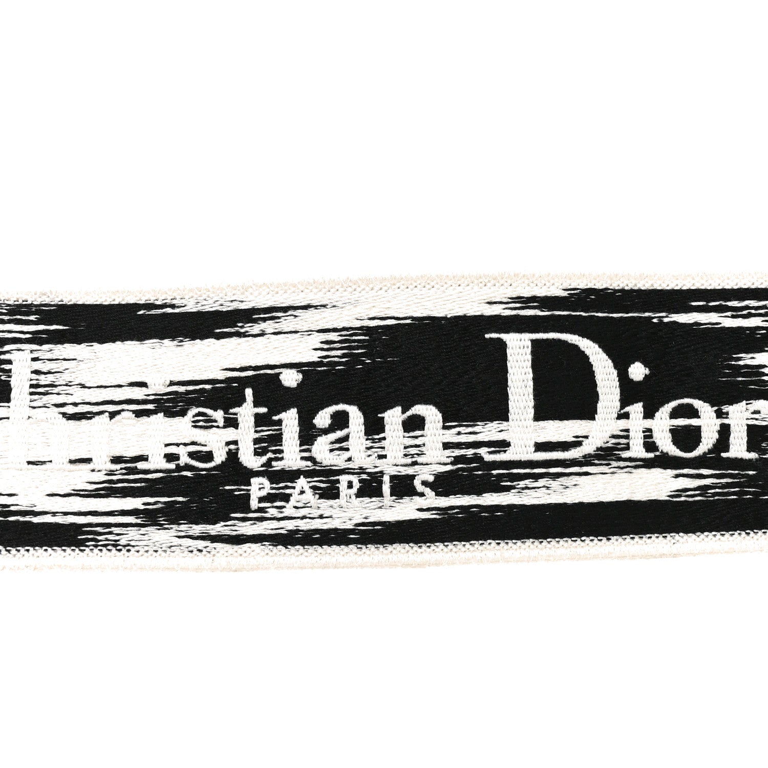Christian Dior Canvas Embroidered Toile de Jouy Soleil Shoulder Strap Black White Blue 3 of 5