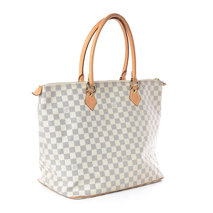 Louis Vuitton Damier Azur Saleya GM 3 of 9
