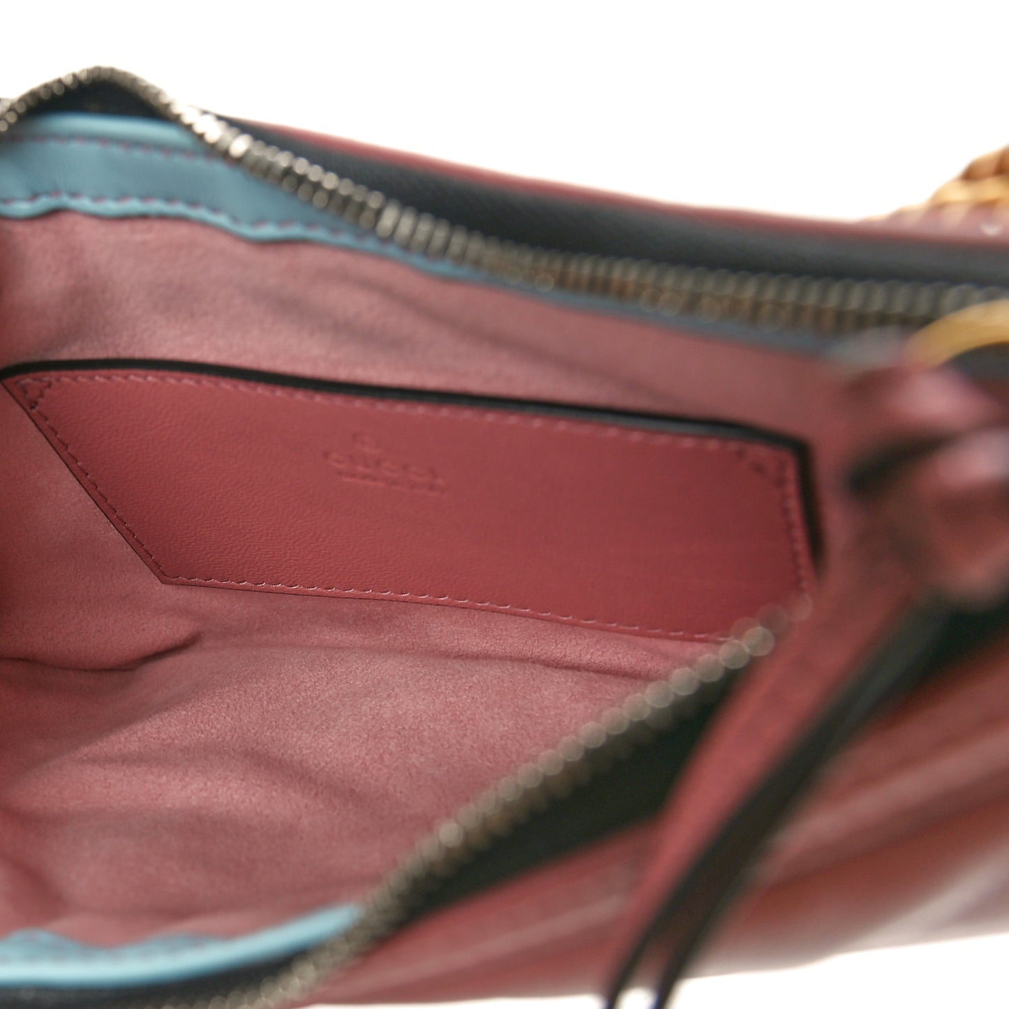 Calfskin Matelasse GG Marmont Half Moon Hobo Pink