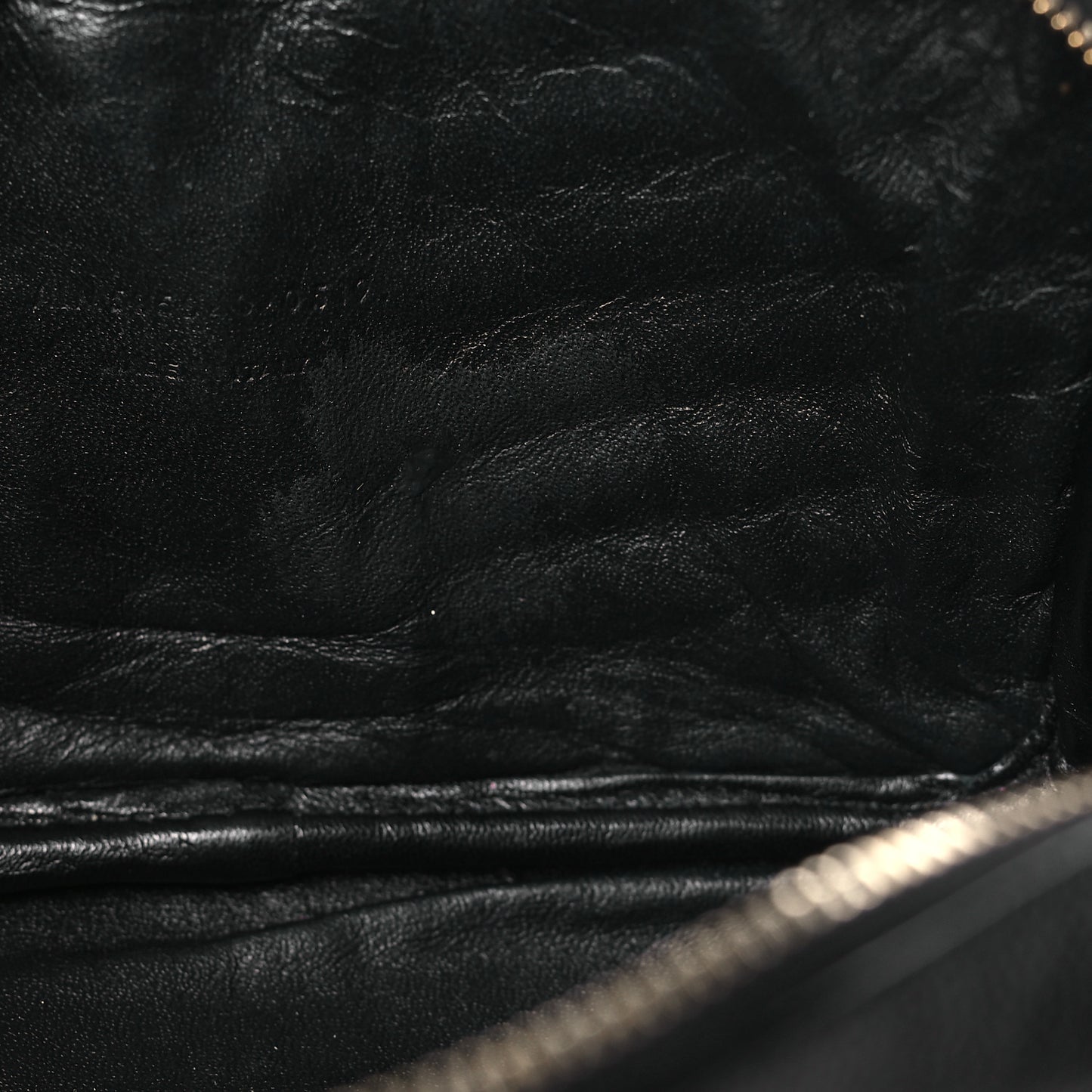 Grain De Poudre Matelasse Monogram Mini Lou Camera Bag Black
